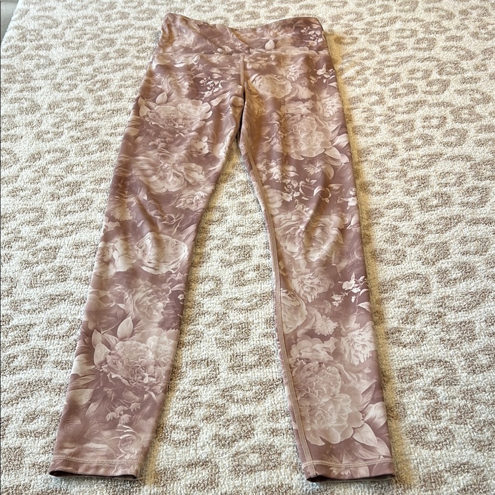 Athleta Pink Rose Long Leggings.